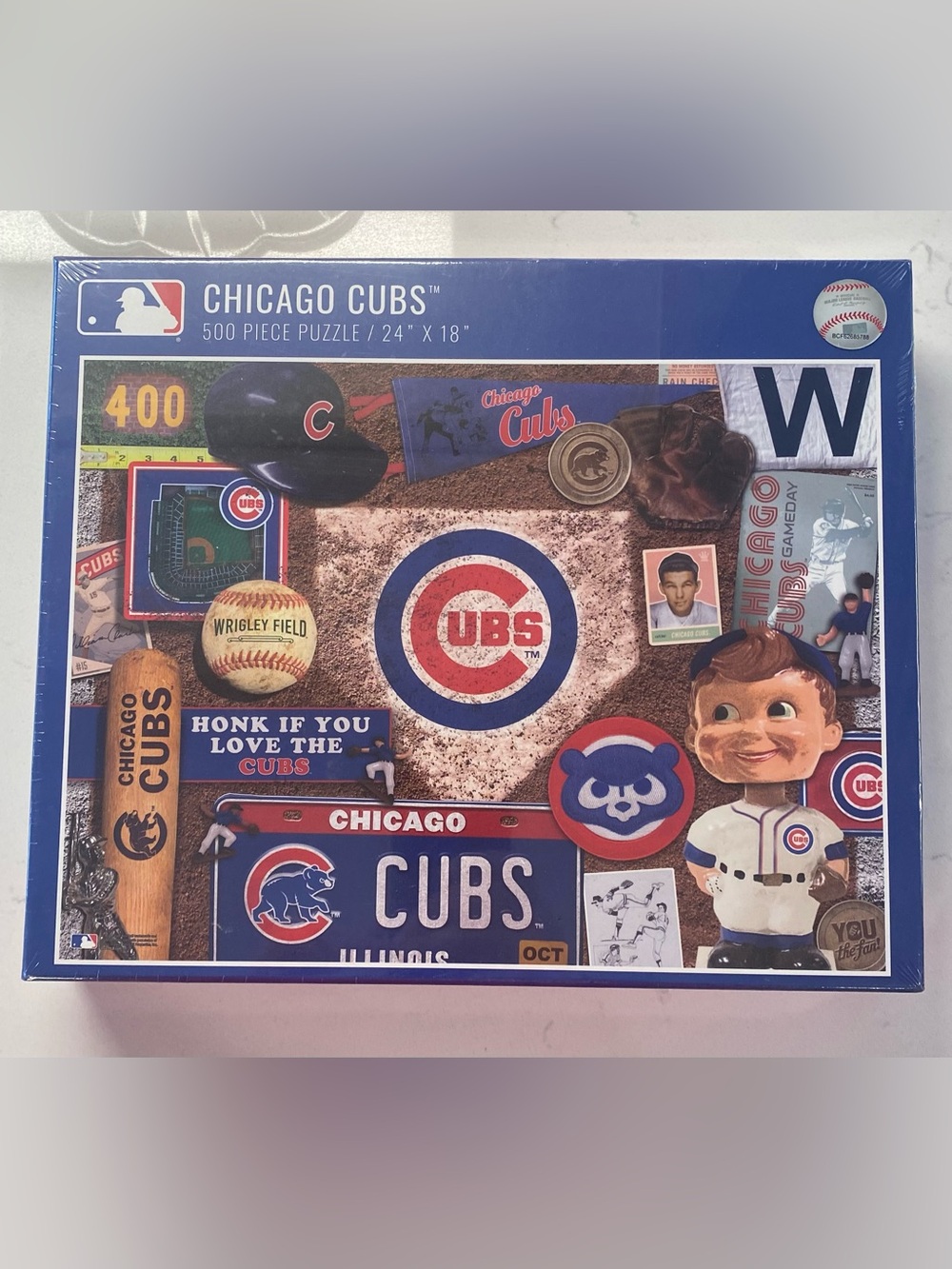 🆕 Chicago CUBS Jigsaw Puzzle 500 Pieces 24x18 You The Fan! Baseball MLB Sealed